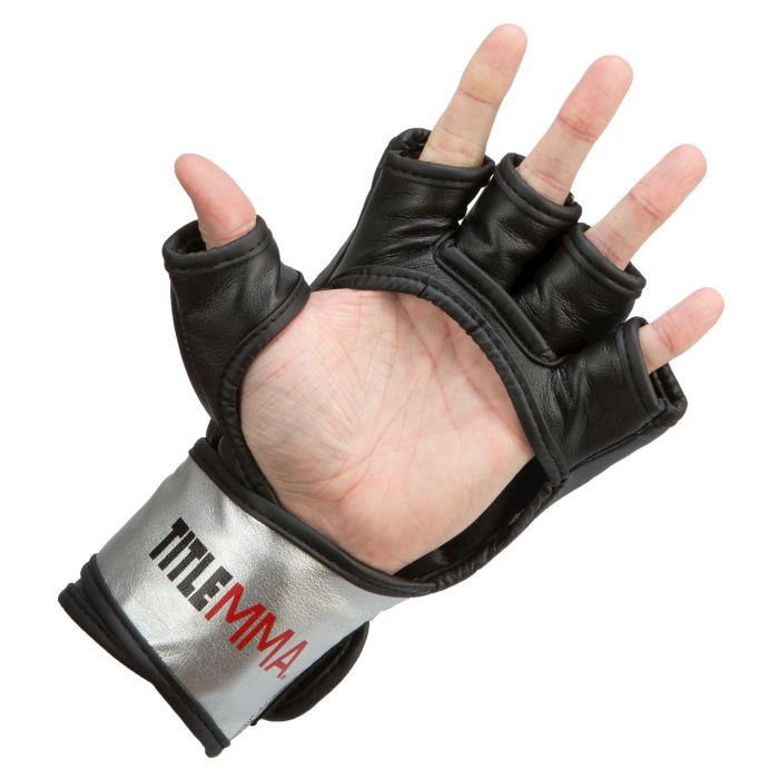 Training Gloves TITLE MMA Menace Metallic